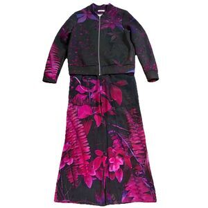 The Kit Daniel Vosovic Pant Suit Jacket Billie Pink Haze Floral Women’s Small